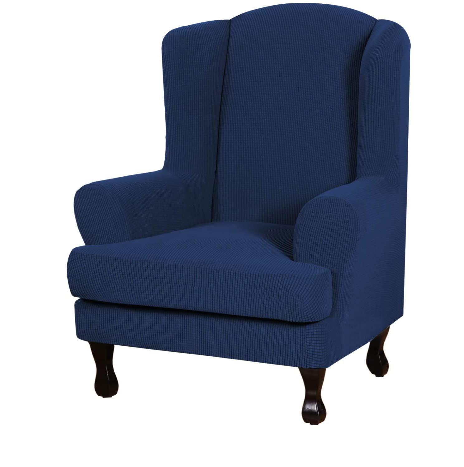 

Чохли для стільців Wingback 2-компонентний чохол для стільців Wingback Еластичний чохол для стільців Wingback Чохол для стільців Wingback з еластичним дном Нековзкий чохол для меблів W33xD36xH45inch