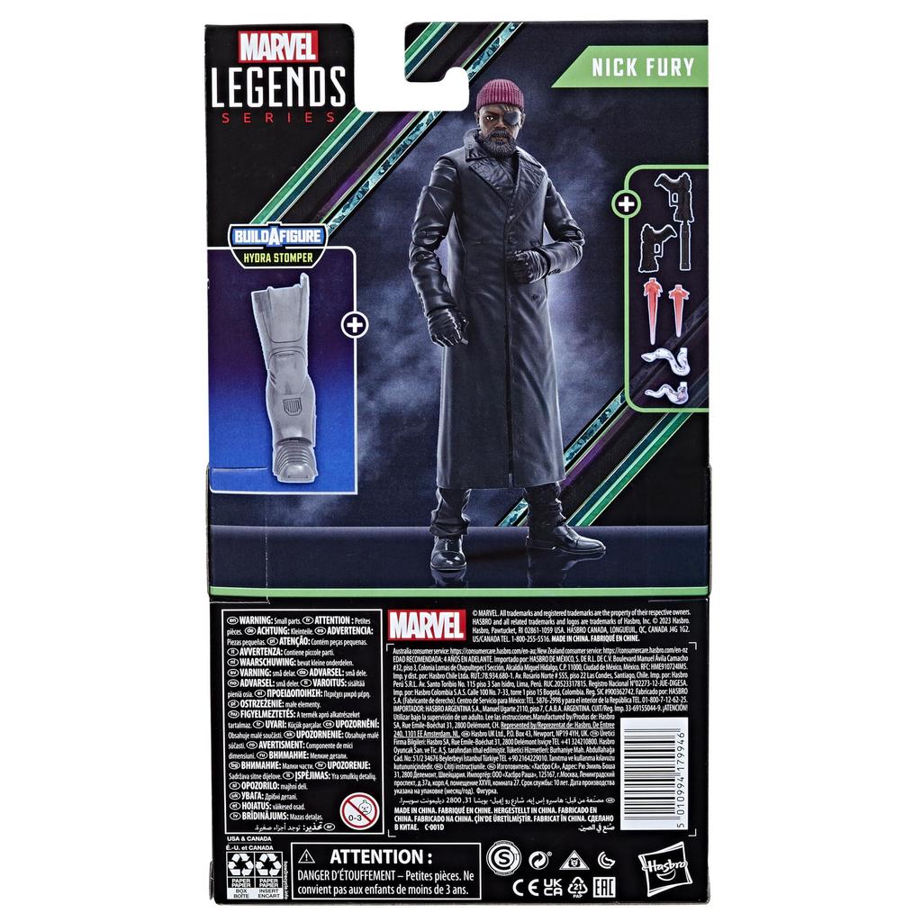 Hasbro Marvel Legends Series Nick Fury, Secret Invasion, Collectible 6-inch (15 Cm) Action Figure, Ages 4 and Up, F6537, Authentic