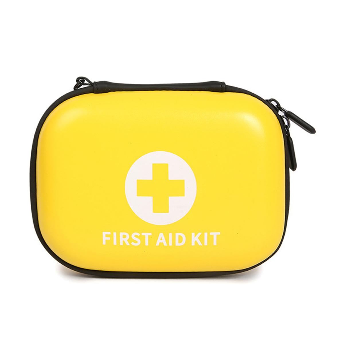 

Сумка для первой помощи, пустая медицинская сумка-органайзер для путешествий, походов, кемпинга, пешего туризма, велоспорта, портативная пустая сумка для аптечки первой помощи, дорожная сумка для лекарств жёлтый