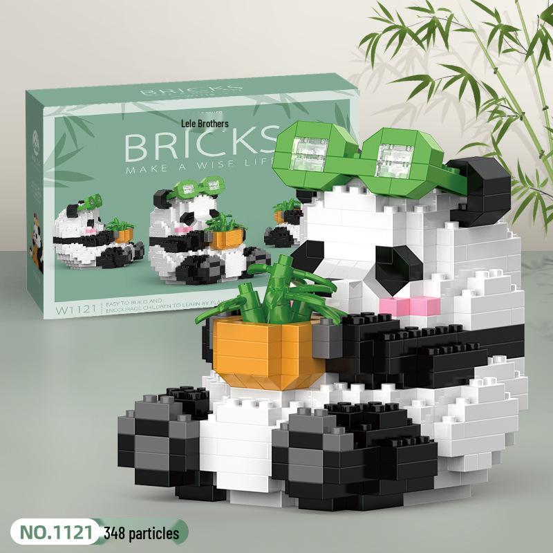 Panda Building Blocks Toy for Kids - Compatible with Lego