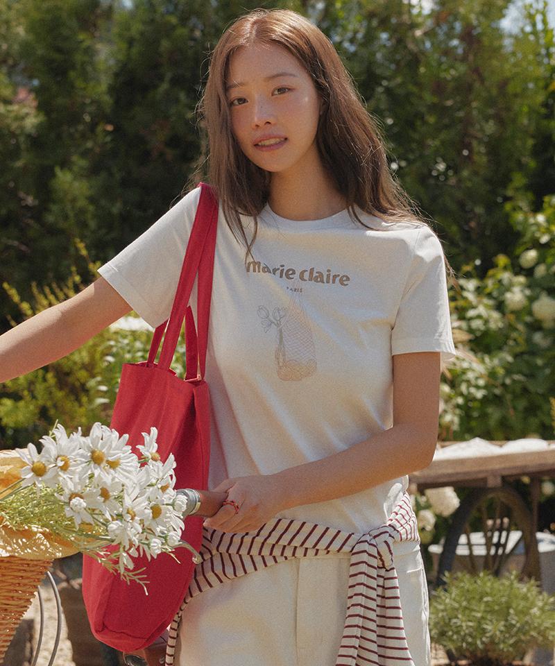MARIE CLAIRE Mesh Shopper Short Sleeve T-Shirt (Magbts34Mwh)