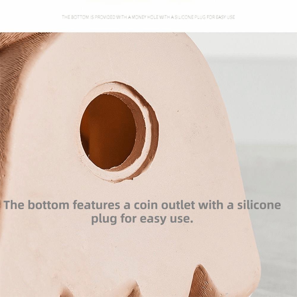 Nordic Style Lion Money Box Large Capacity Money Boxes Animal Figurines Saving Box Children Use