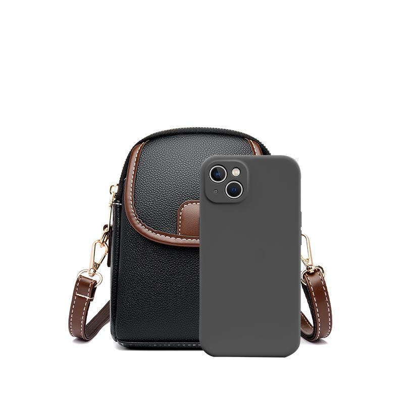 Mini Square Bags Bag Versatile Crossbody Shoulder Bag Casual Trendy Leather Bag Cellphone Bag for Women