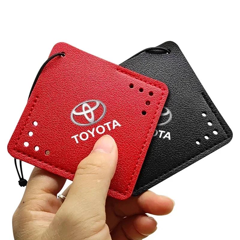 Bil Interiör Parfym Hänge Luftfräschare Hängande Parfym Emblem för Toyota TRD GR Corolla Auris Yaris Rav4 CHR Camry40 Prius