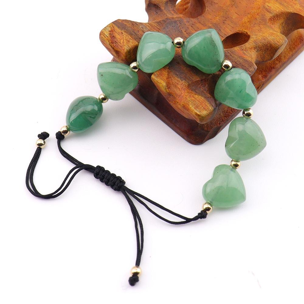 Natural Stone Crystal Colorful Braided Bracelet Chakra Natural Crystal Yoga Love Braided Bracelet B108