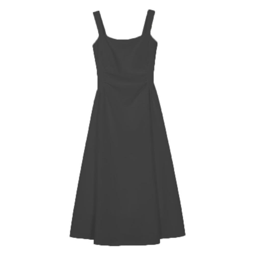 

Sleeveless Quinceanera Dresses Long Girl Slim Sling Dress Sweet Camisole Tulip Dress Ladies M