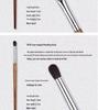 Tapered Wool Animal Hair Makeup Brush for Eyeshadow, Blending, Concealer, and Lip & Brow Application.