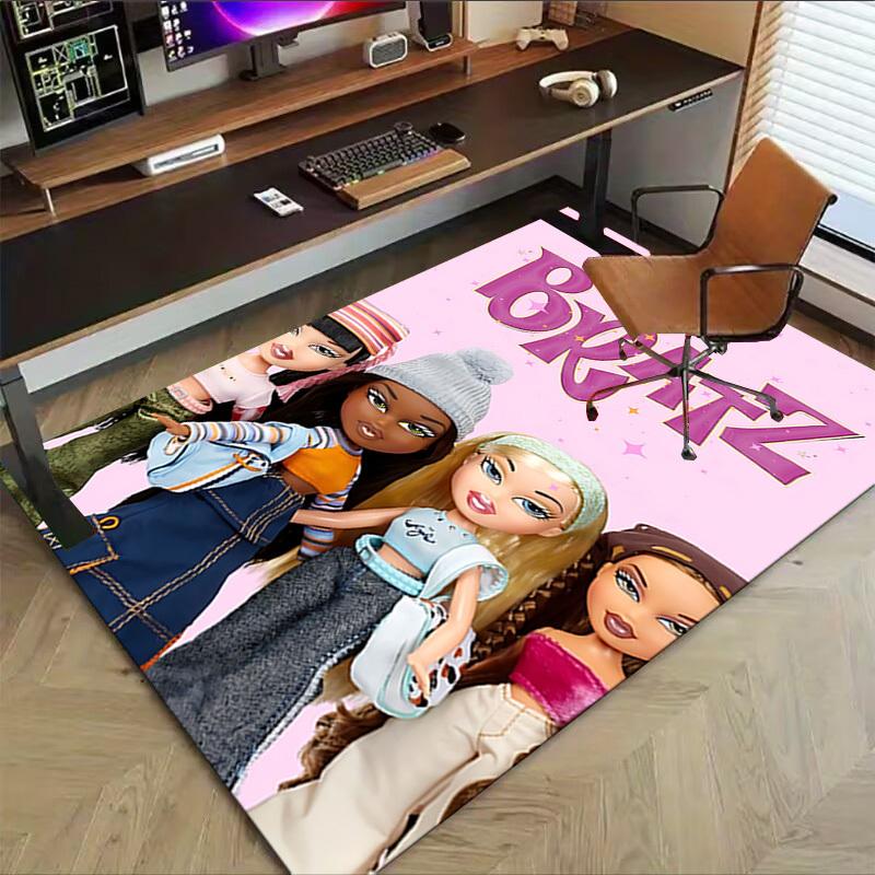 1pc BRATZ FASHION Carpet Anti Slip Polyester Floor Mat for office.Bedroom