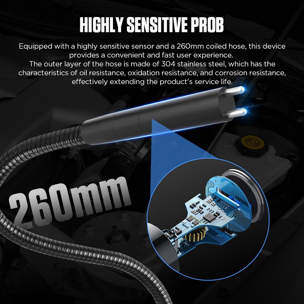AUTOOL AS502 Automotive Brake Fluid Tester Oil Liquid Quality Water Content Brake Oil Tester for Car DOT3/DOT4/DOT5.1/ENV4
