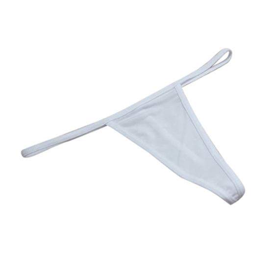 Sexy Women Soft Solid Color V-String T-back Panties Thongs G-String Underwear