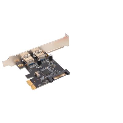 PCIE To USB 3.0 Expansion Card 2 Ports 5Gbps Transmission Rate USB Hot Swap USB 3.0 Expansion Card