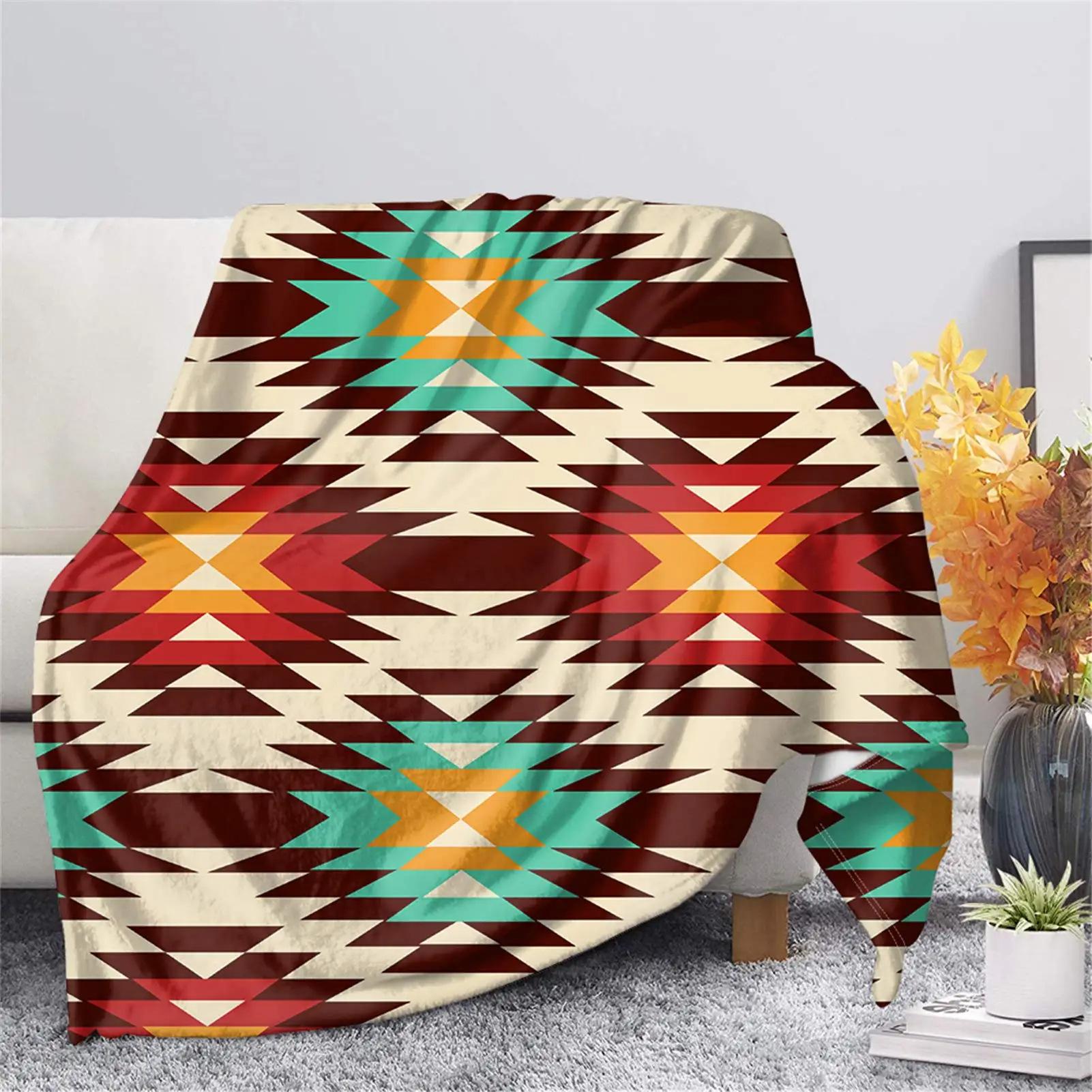 

Антикварное одеяло в персидском стиле, племенное винтажное флисовое одеяло, одеяло для спальни, гостиной, дивана 70x100cm