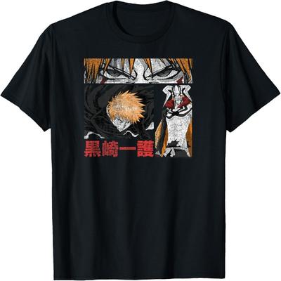 Bleach Graphic Ichigo Comic Book Style Anime T-Shirt