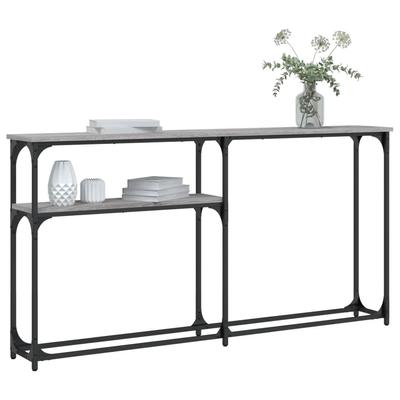 Console Table Grey Sonoma 145 X 22.5 X 75 Cm Engineered Wood