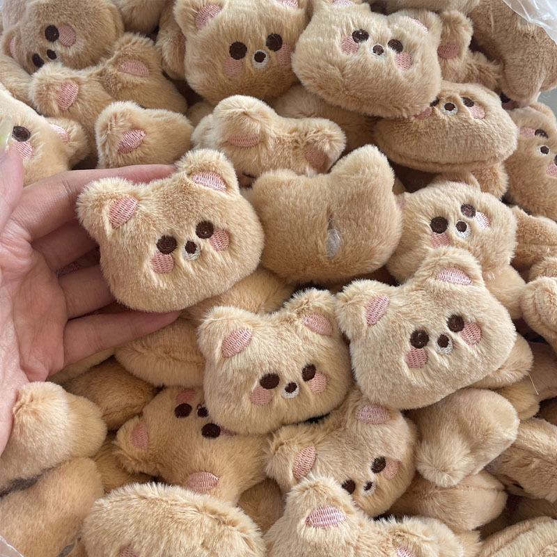 Cartoon Plush Teddy Bear Brooch & DIY Accessory for Bags, Hair, Clothing, Shoes, Hats, and Socks