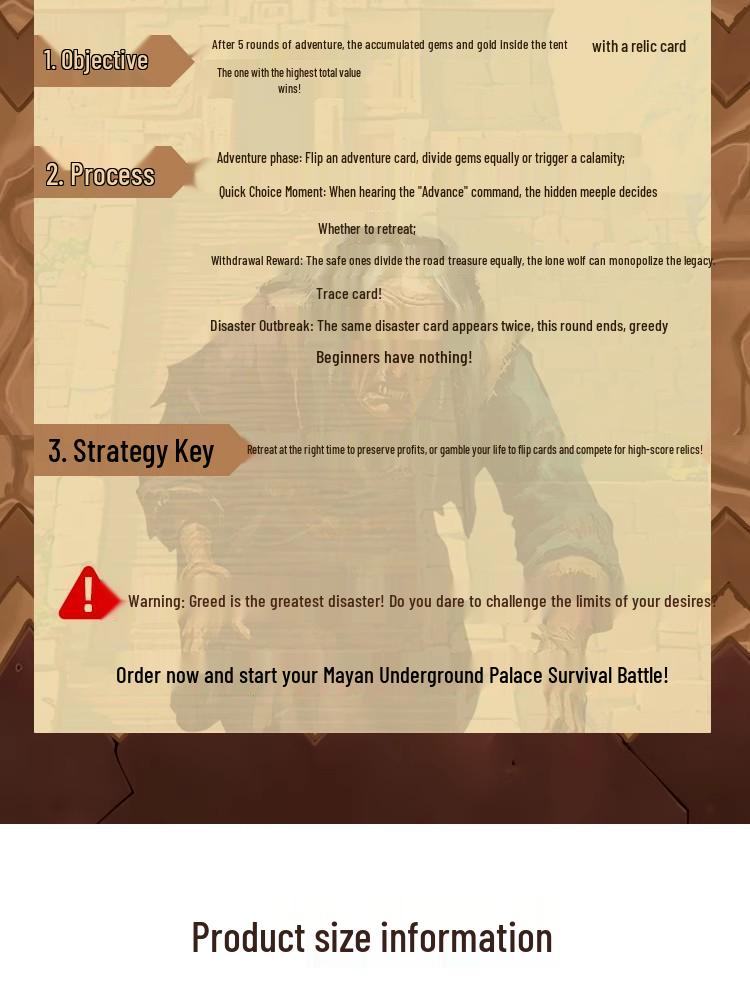 Inca Treasure Hunt: Portable Edition - Luck & Strategy Table Game for 3-8 Players, Perfect for Family Fun & Team Building