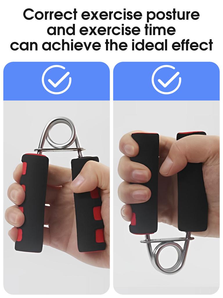 Grip Trainer Fitness Equipment Forearm Trainer Finger Grip Trainer Muscle Sculpting Recovery Trainer Hand Grip 15kg Resistance