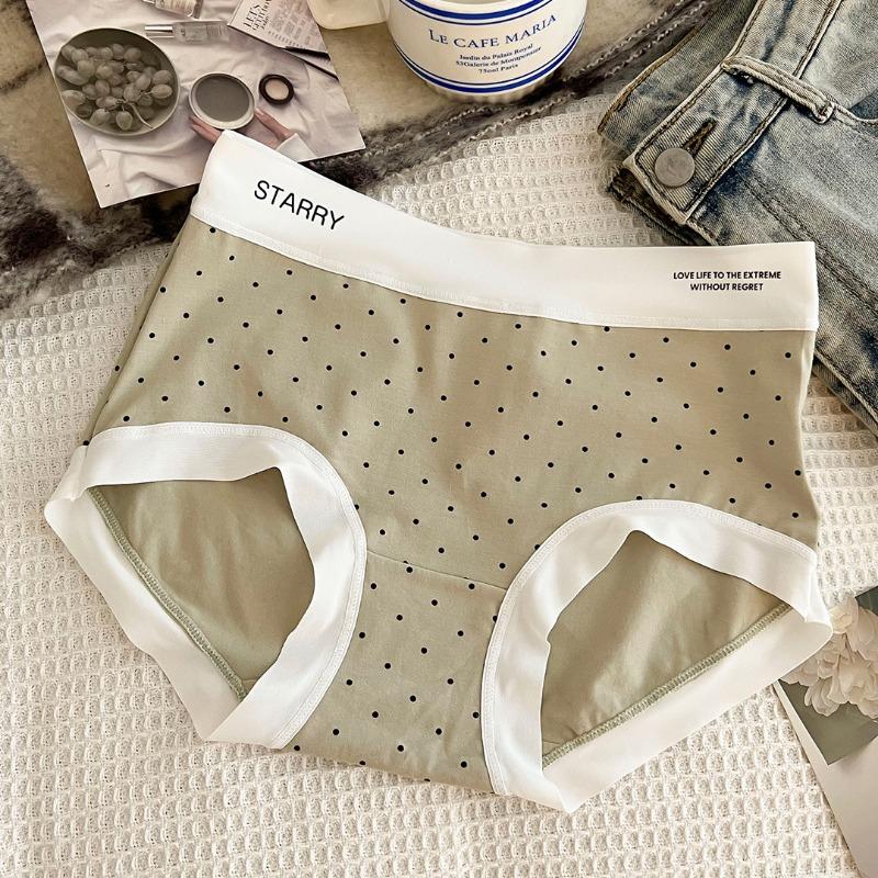 

7A Антибактериальное нижнее белье для девочек из чистого хлопка, бесшовные дышащие женские треугольные трусики One Size