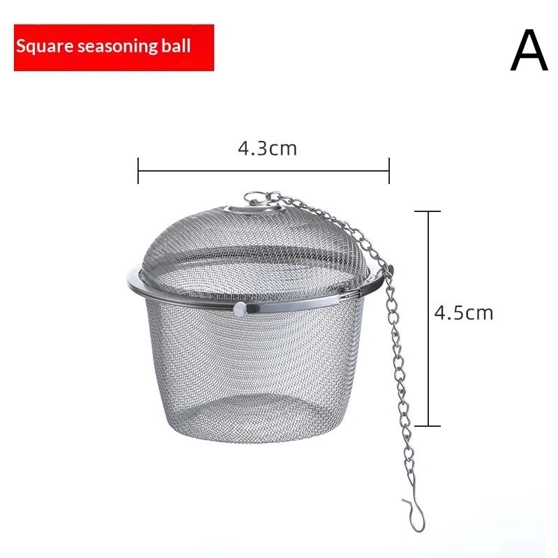 

Stainless Steel Tea Infuser-Multiple Sizes Mesh Tea Strainers with Chain, Reusable Loose Leaf Tea Steepers for Teapots/Mugs