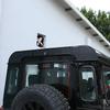 For Land Rover Defender 90 110 130 2004-2019 Aluminum Alloy Black Car Tailgate Roof Trim Panel Cover Sticker Car Accessories