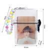 JOLUCE Transparent Card Case with Large Capacity and Instax Holder, 2-Piece Set, Featured Korean Idols, Includes Keychain, Waterproof Storage, and Car