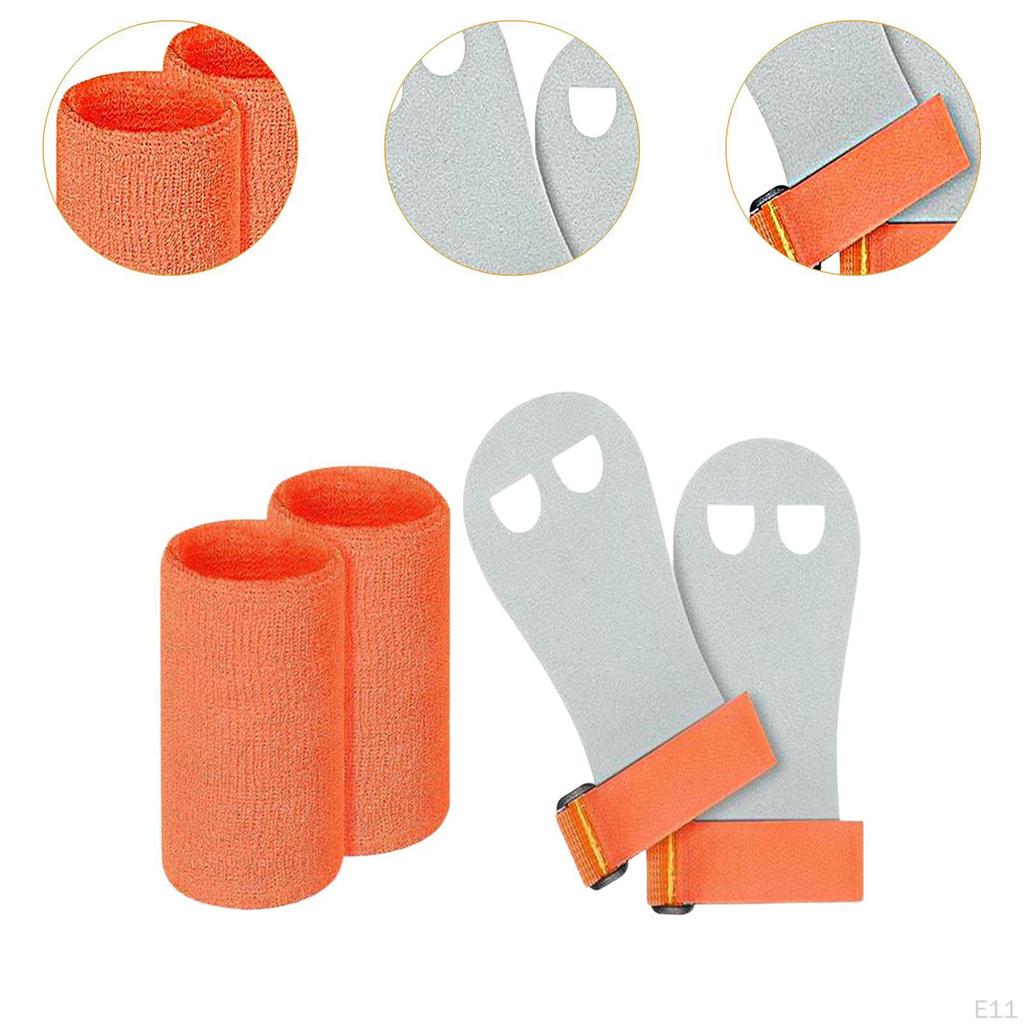 Children&#39;s Hand Grips with Wristband And Gymnastic Bar, Palm Protection, Suitable for