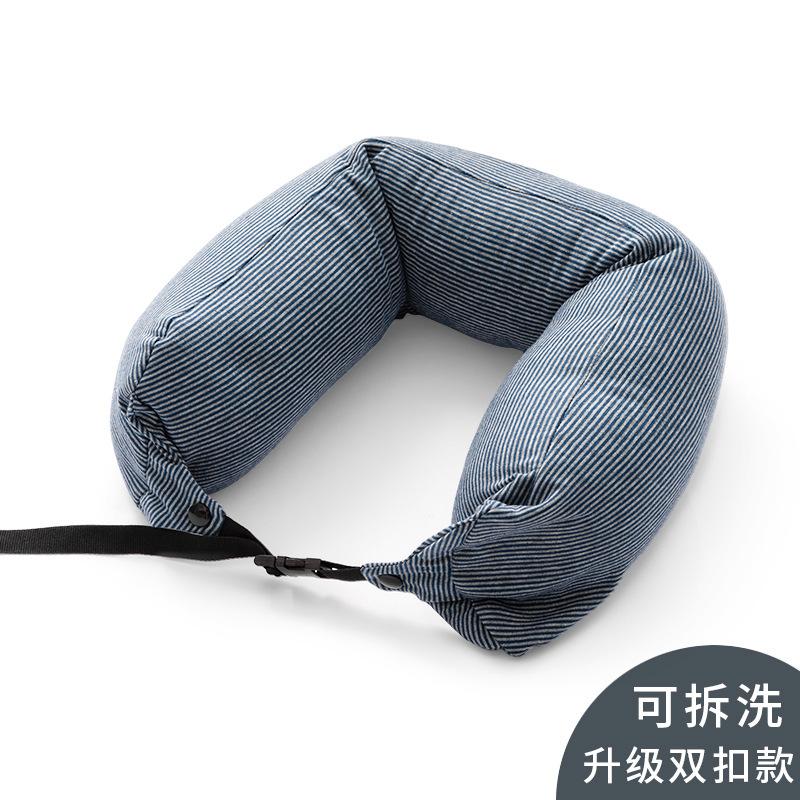 U-shaped pillow Liangpin U-shaped neck pillow Striped particle pillow Car neck pillow