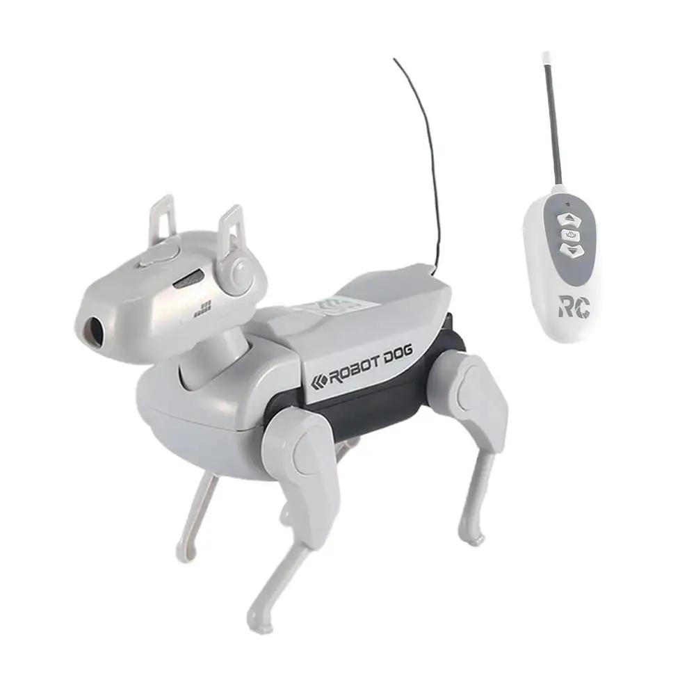 Diy Remote Control Robot Dog Toy Mechanical Dog Building Blocks Toys Assembly Jigsaw Puzzle Toys Educational Toys For Child R7K0