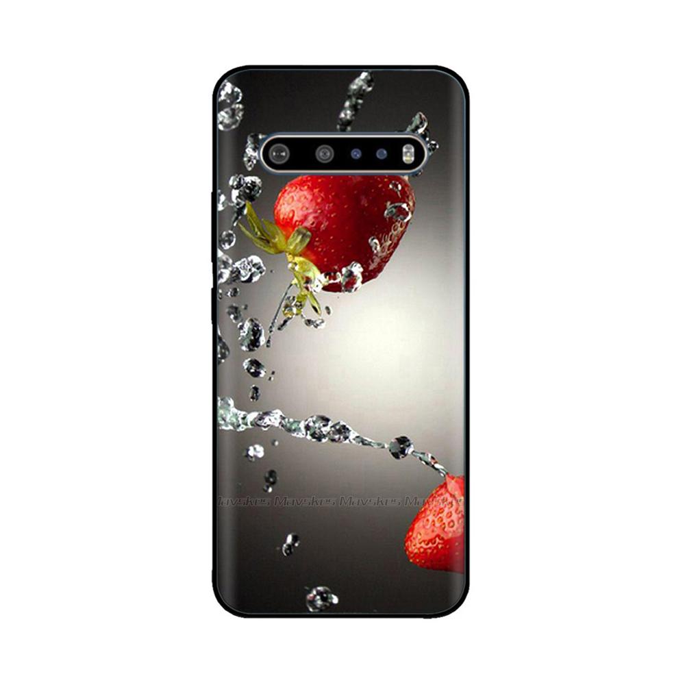 Für LG V60 ThinQ Hülle 6,8" Weiches Silikon TPU Handyhülle Funda Für LG V60 ThinQ 5G V 60 Rückseite lgV60 ThinQ coque Bumper Schale