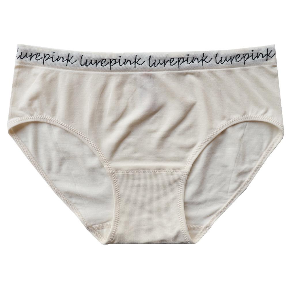 Women Panties Breathable Simple English Low-rise Underwear Women Comfortable Hip Lift Women's Briefs