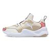 Puma Rise Extravaganza Low Top Running Shoes Women sneaker Khaki Brown Pink 373446-01
