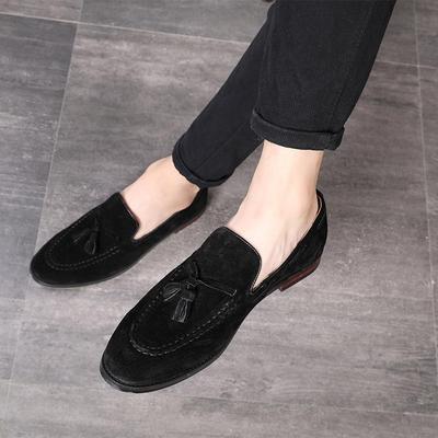 Mocasines con Borlas de Máxima Calidad Cuero Mate Calzado para Hombre sin Cordones Zapatos Cómodos para Hombre para Conducir Combinan con Todo Antideslizantes Planos para Hombre