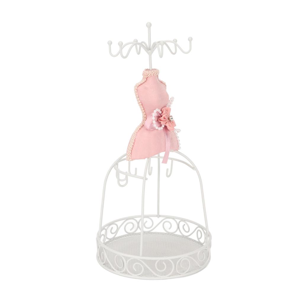 Jewelry Displays Stand Mannequin Princess Model Dress Rack for Hanging Earring Bracelet Rings