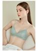 French Lace Push-Up Triangle Bra - Seamless, Thin Straps, Anti-Sagging Design for Women