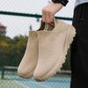 Men’s Moccasins Loafers Casual Slip on Walking Shoes Summer Men’s Slip-ons Lightweight Socks Khaki Black Shoes for Boy Large Size 38-47