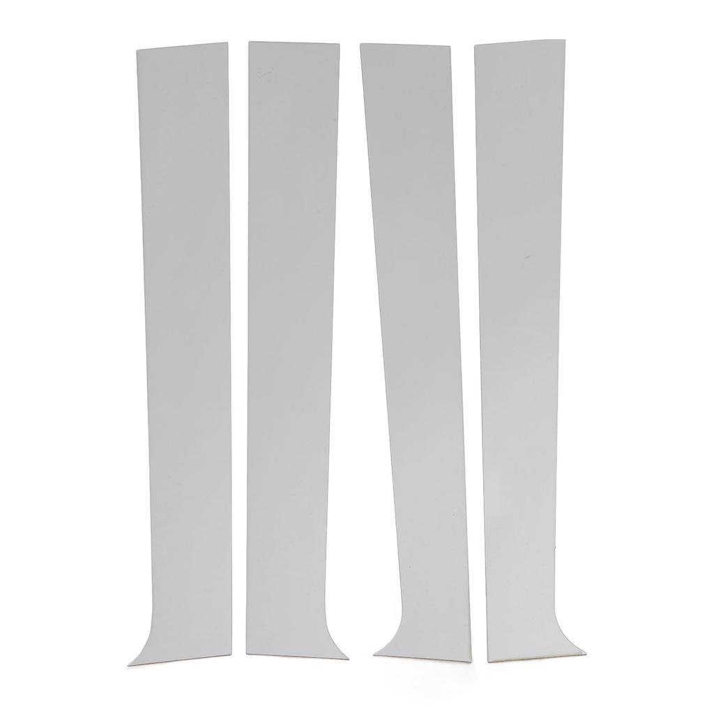 4Pcs Pillar Post Trim Mirrored Finish Weather Resistant Chrome Pillar Post Trim Cover for Crew Quad