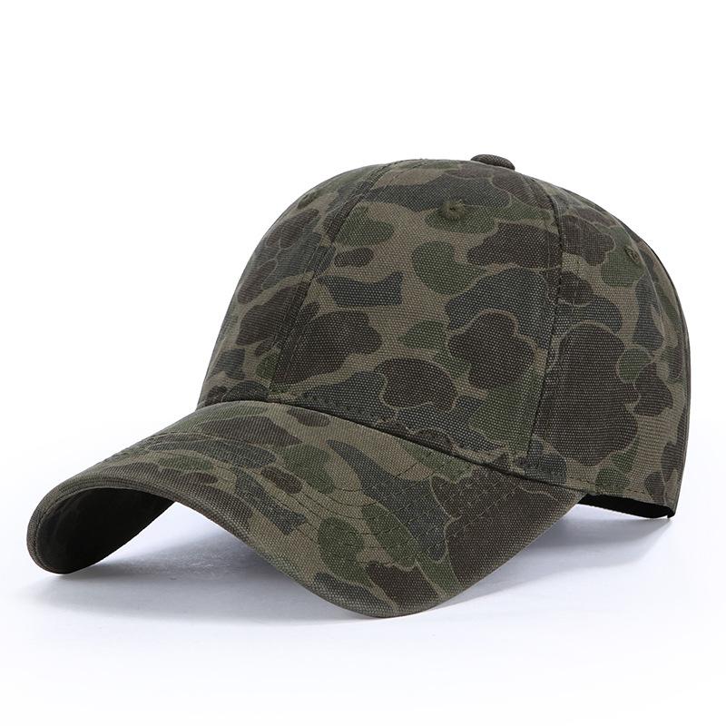 Vintage Camo Baseball Cap, Adjustable Distressed Dad Hat, Outdoor Hunting Sun Hat for Men Women Adjustable темно-зеленого