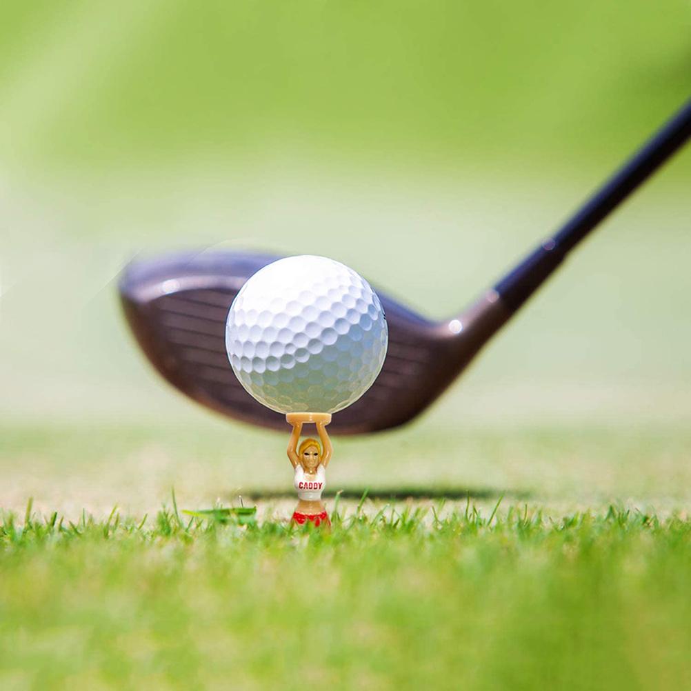 6 stuks Plastic Tee's Ballen Tee Mooie Sexy Bikini Dame Cadeau Plastic Tee's Gereedschap