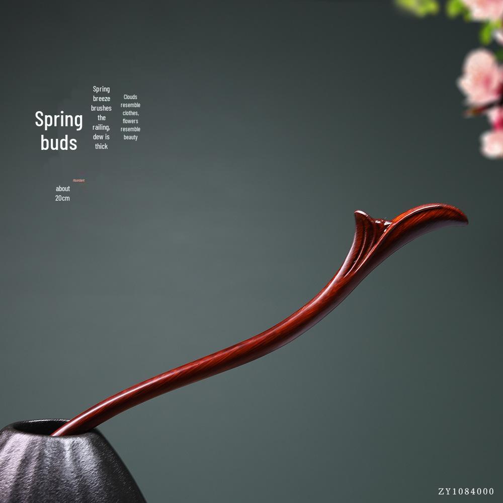 

Rosewood Hairpins: Antique-Style Wood Hair Accessories for Hanfu & Qipao
