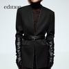 Edition Women's Collarless Tie-Waist Blazer