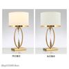 Modern Metal Pipe Shape Table Lamps Nordic Living Room Home Decor Lamp Fabric Bedroom Lamp Luminaire Home Decoration Desk Lamp