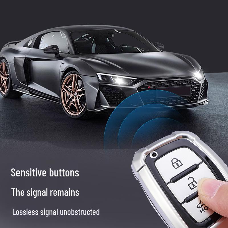 Key Case-Compatible with Hyundai Models: Elantra, Santa Fe, Mistra, Reina, ix25, Festa, ix35, Verna