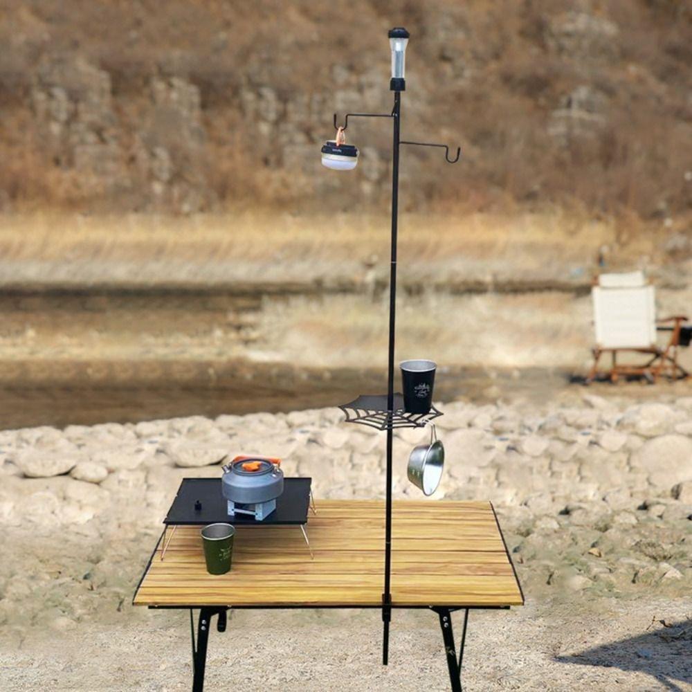 Portable Light Stand Aluminum Alloy Camping Lamp Pole New Tent Lamp Stand Fishing