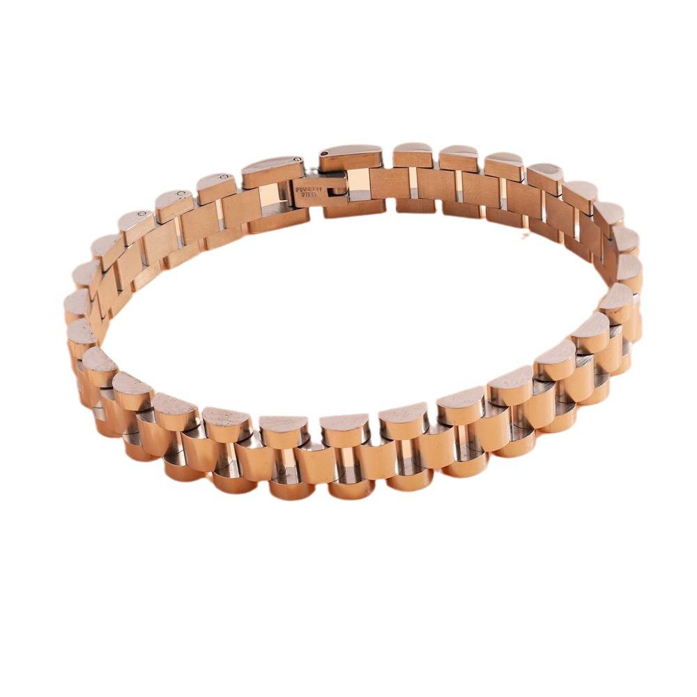 Luxury Titanium Steel Watch Band: Elegant Unisex Bracelet for Men and Women