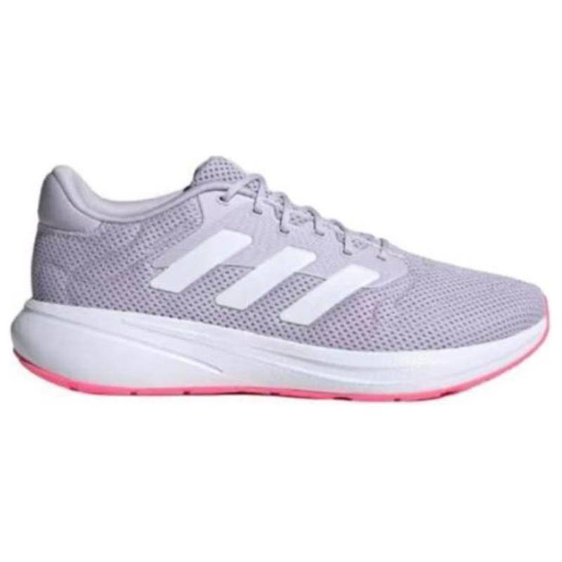 adidas Response Durable Breathable Low-Top Running Shoes Unisex Purple White Sneakers IE3002