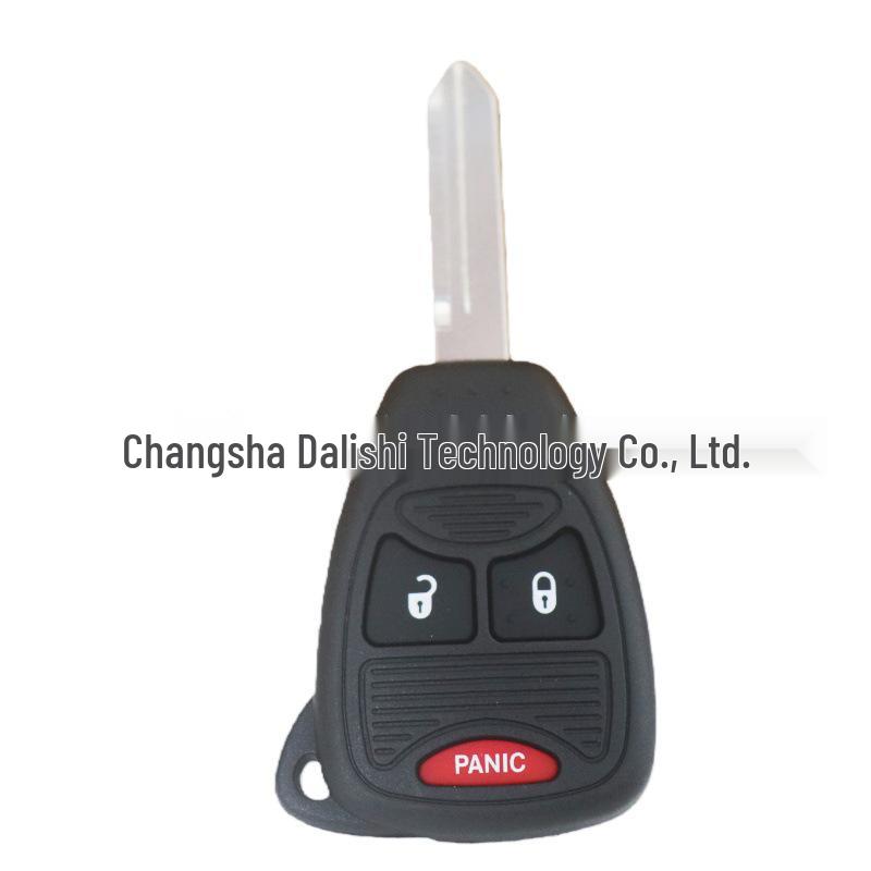 Chrysler Remote Replacement Car Key Shell with Small Buttons & Battery Holder