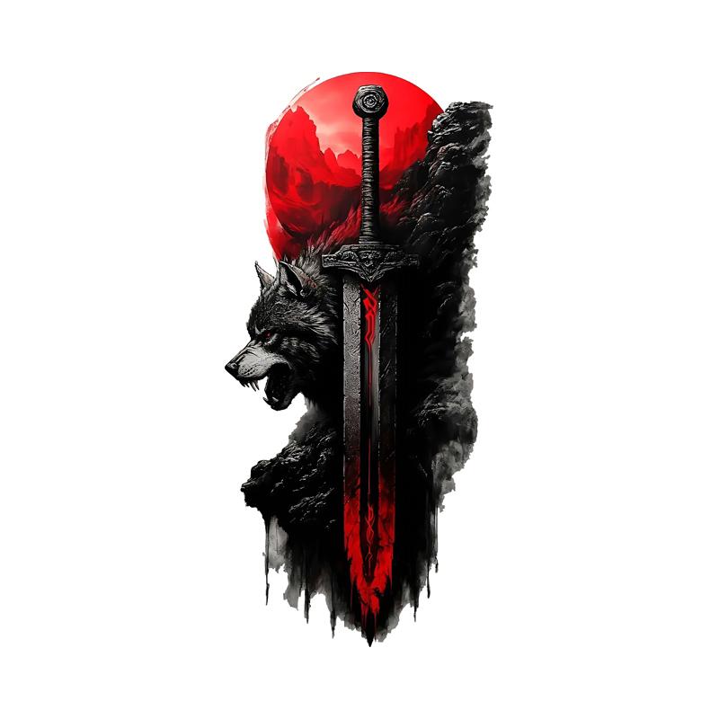 

Wolf Animal Car Sticker Waterproof Vinyl Decals Auto Body Window Bumper Decor Motorcycle Helmet Stickers SH1234 E-15cm Longest Side