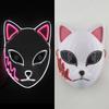 Demon Slayer Luminous Halloween Mask - Cold Light Line for Masquerade & Cheer