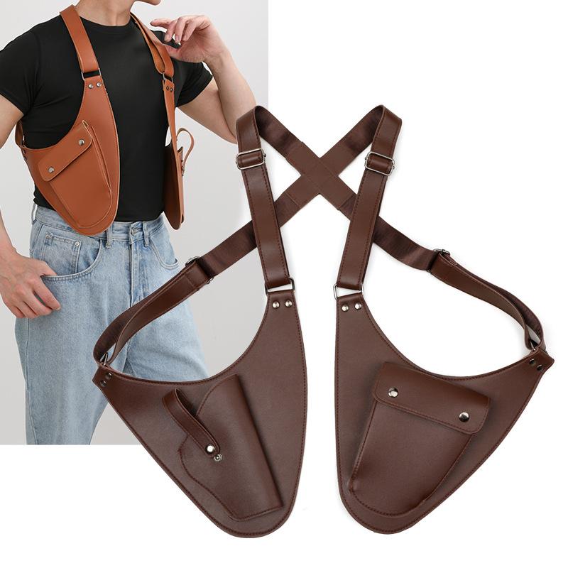 Borsa a tracolla Punk Retro con tracolla per Holster di Halloween