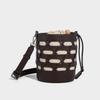 Niche High-End Fashion Woven Hollow Bucket Bag 2025 New Crossbody Bag Trendy Simple Personality Single Shoulder Women's Bag